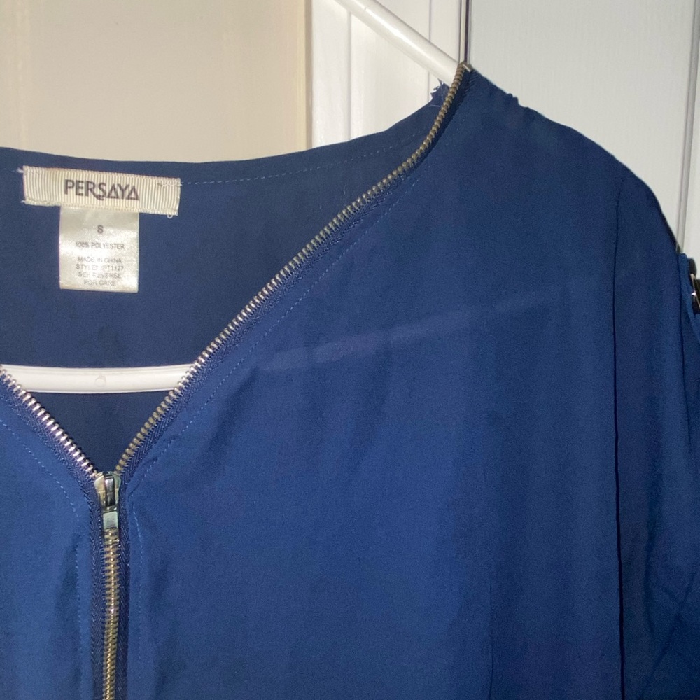 Navy blue blouse